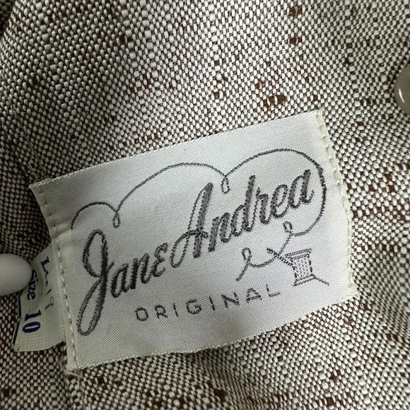 Vintage Jane Andrea Original Women's Blazer Jacket & Skirt Suit Set Size 10 - Picture 2 of 16